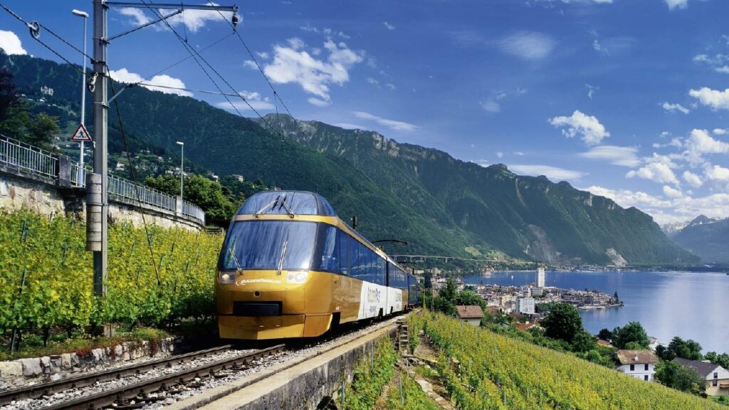 GoldenPass Line na trase cez Alpy