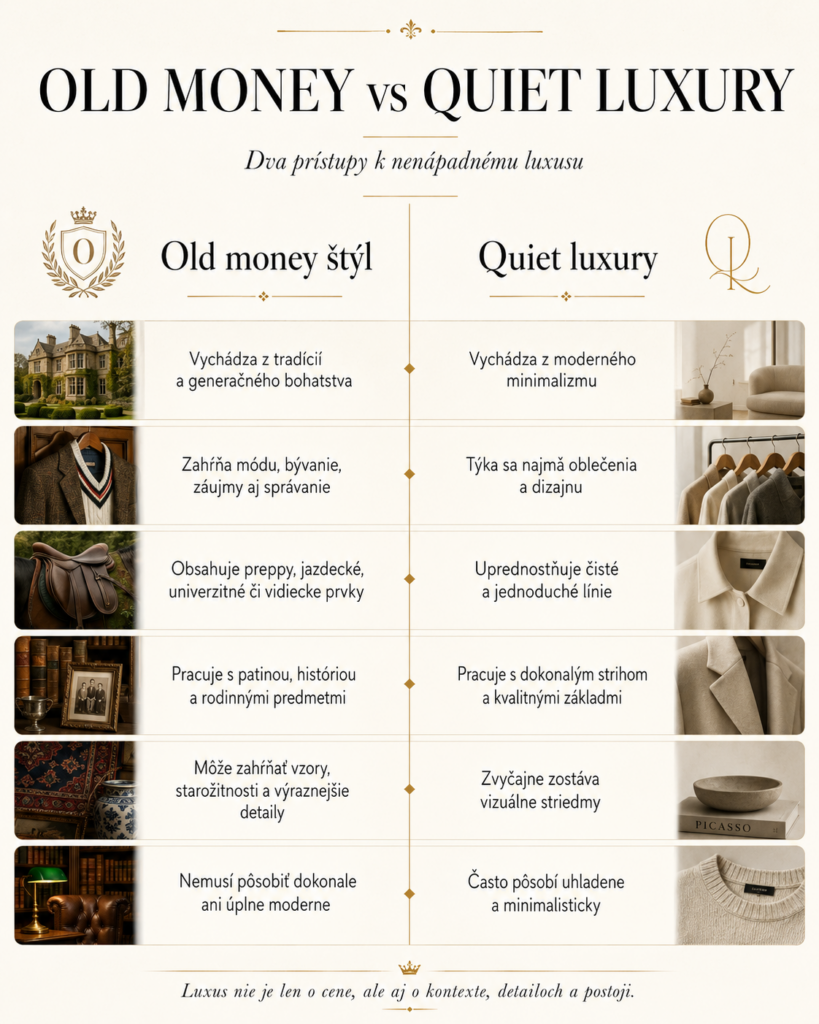 Old money vs. Quiet luxury