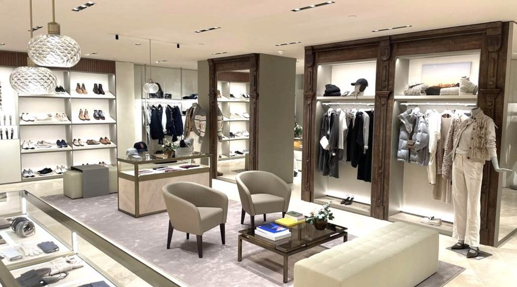 Brunello Cucinelli luxusný butique