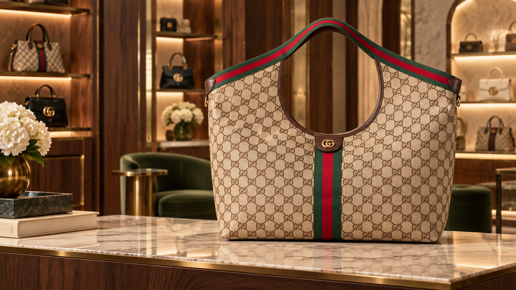 Gucci Giglio Large Tote v luxusnom obchode