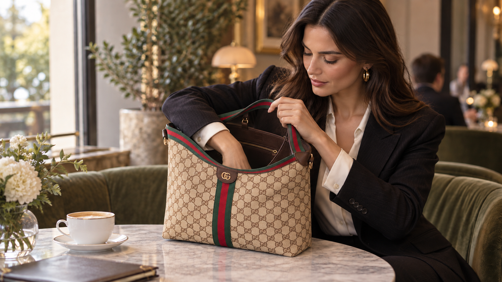 Zena a Gucci Giglio Large Tote